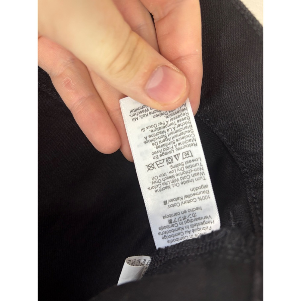 Madewell Men The Balloon Jean Black Relaxed Tapered Denim Pants NW241 Size 32 - Picture 7 of 7